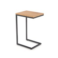 Masuta cafea NISA, negru, 40x30x60 cm - 1