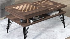 Masuta cafea TABLE, maro, 103x59x50 cm