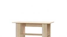 Masuta de cafea TIPS, cu raft, stejar sonoma, 120x59x55,5 cm