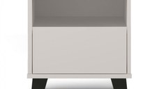 Noptiera BORG, 1 sertar, casmir, 40x38,8x45,6 cm