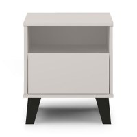 Noptiera BORG, 1 sertar, casmir, 40x38,8x45,6 cm - 1