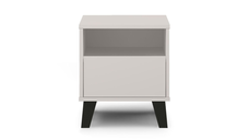 Noptiera BORG, 1 sertar, casmir, 40x38,8x45,6 cm