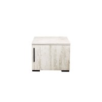 Noptiera ECONO, 1 usa, pin antichizat, 40x32x32,5 cm - 1
