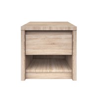 Noptiera NORTON, 1 sertar, stejar sonoma, 46,5x42x45 cm - 1