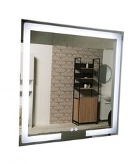 Oglinda cu iluminare LED, functie dezaburire, MD1, 80x80 cm - 1