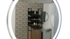 Oglinda cu iluminare LED, functie dezaburire, MD1, diametru 80 cm