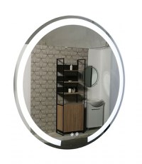 Oglinda cu iluminare LED, functie dezaburire, MD1, diametru 80 cm - 1