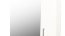 Oglinda cu iluminare LED, PROMO, alb, 70x60 cm