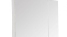 Oglinda cu iluminare LED, SERENA, alb, 60x68 cm