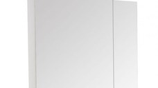 Oglinda cu iluminare LED, SERENA, alb, 60x68 cm