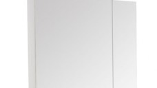 Oglinda cu iluminare LED, SERENA, alb, 60x68 cm