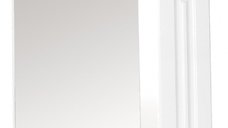 Oglinda cu iluminare LED, seria 172, front MDF, alb, 65x71 cm