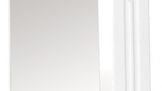 Oglinda cu iluminare LED, seria 172, front MDF, alb, 65x71 cm