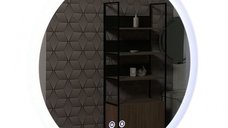 Oglinda cu iluminare LED si functie dezaburire, MD2, diametru 60 cm