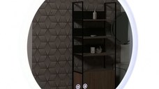 Oglinda cu iluminare LED si functie dezaburire, MD2, diametru 60 cm