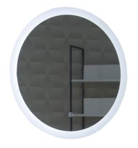 Oglinda cu iluminare LED si intrerupator touch, MD2, diametru 60 cm - 1