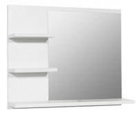 Oglinda cu polite, ECO, alb, 60x50 cm - 1