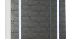 Oglinda EDGE cu iluminare LED, 60 cm, alb