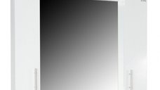 Oglinda seria 020, front MDF, alb, 100x71 cm