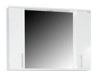 Oglinda seria 020, front MDF, alb, 100x71 cm - 1