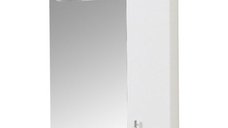 Oglinda seria 020, front MDF, alb, 55x71 cm
