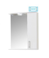Oglinda seria 020, front MDF, alb, 55x71 cm - 1