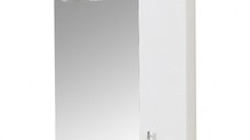 Oglinda seria 020, front MDF, alb, 55x71 cm