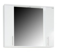 Oglinda seria 020, front MDF, alb, 80x71 cm - 1