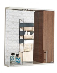 Oglinda seria 020, front MDF, bambus, 55x71 cm - 1