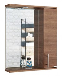 Oglinda seria 020, front MDF, bambus, 60x71 cm - 1