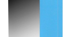 Oglinda seria 020, front MDF, bleu, 55x71 cm