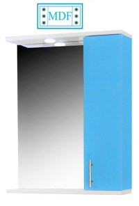 Oglinda seria 020, front MDF, bleu, 55x71 cm - 1