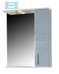 Oglinda seria 020, front MDF, bleu rustic, 55x71 cm - 1