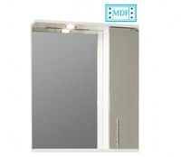 Oglinda seria 020, front MDF, taupe, 60x71 cm - 1