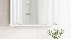 Oglinda Seria 033, front MDF, alb, 80x71cm