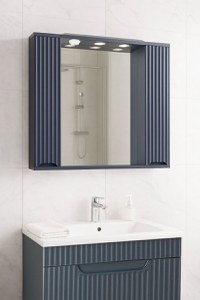 Oglinda seria 033, front MDF, antracit, 80 cm - 1