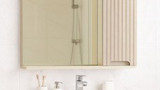 Oglinda seria 033, front MDF, crem, 60 cm