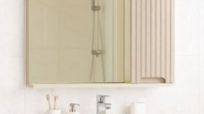 Oglinda seria 033, front MDF, crem, 60 cm