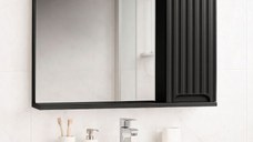 Oglinda seria 033, front MDF, negru, 60 cm