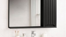 Oglinda seria 033, front MDF, negru, 60 cm