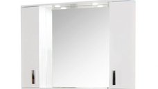 Oglinda seria 071, front MDF, alb, 100x71 cm