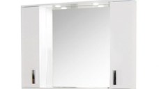 Oglinda seria 071, front MDF, alb, 100x71 cm