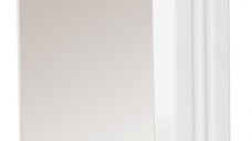 Oglinda seria 172, front MDF, alb rustic, 60x71 cm