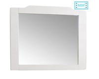 Oglinda seria 601, alb rustic, 80x73 cm - 1