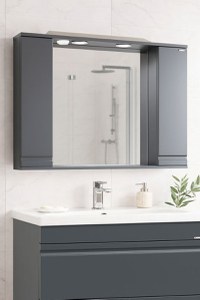 Oglinda seria 786, front MDF, antracit, 100 cm - 1