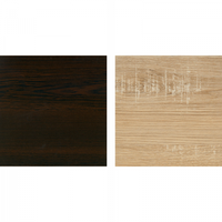 Pantofar ALMA, 2 usi, 4 rafturi, corp sonoma inchis, fronturi sonoma deschis, 80x40x103 cm - 1