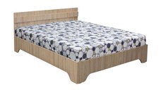 Pat ALMA cu picioare, 180x200 cm, sonoma deschis