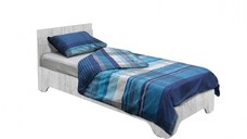 Pat ALMA cu picioare, 90x200, pin antichizat