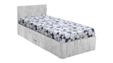 Pat ALMA cu sertar, 90x200, pin antichizat
