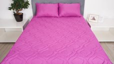 Pilota de vara Somnart Belina 150x200, microfibra lavabila, vidata, Purple